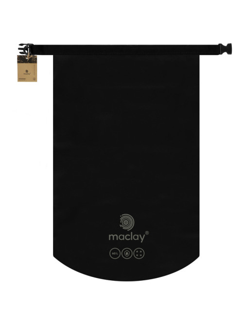 Гермомешок maclay, 60 л, чёрный