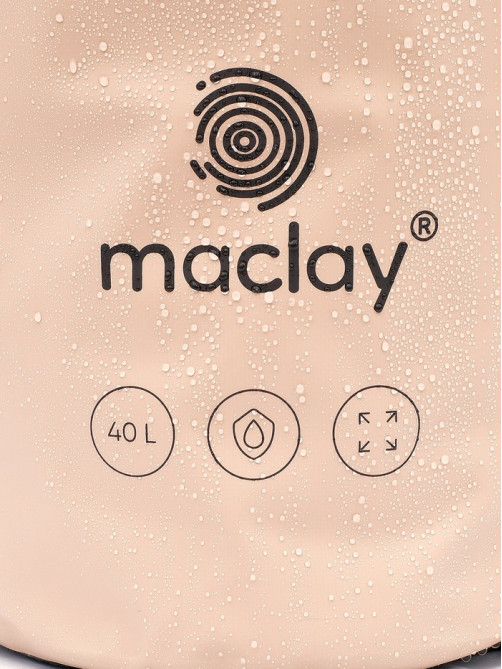 Гермомешок туристический maclay, 15 л, 500D, с лямкой, МИКС