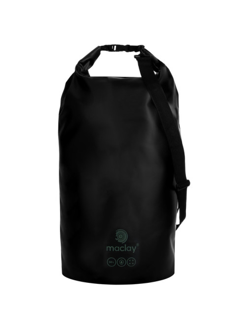 Гермомешок туристический maclay, 50 л, 500D, чёрный