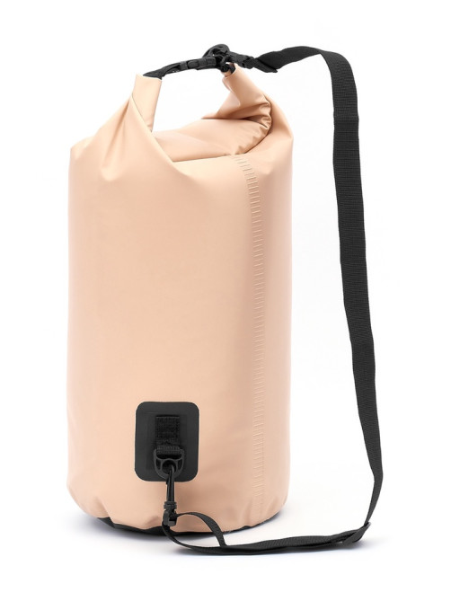 Гермомешок туристический maclay, 20 л, 500D, с лямкой, бежевый