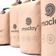 Гермомешок туристический maclay, 30 л, 500D, с лямкой, бежевый
