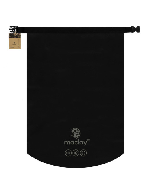 Гермомешок туристический maclay, 50 л, 500D, чёрный
