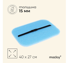 Сидушка туристическая на резинке maclay, с фольгой, 15 мм