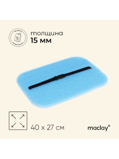 Сидушка туристическая на резинке maclay, с фольгой, 15 мм