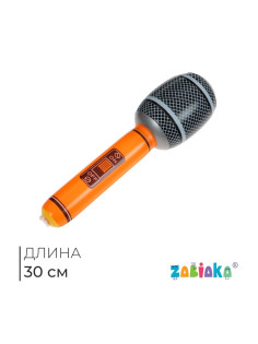 Игрушка надувная «Микрофон», 30 см, МИКС