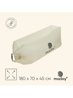 Надувной диван maclay, 190Т, 180×70×45 см, бежевый