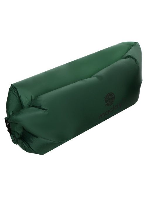 Надувной диван maclay, 190Т, 180×70×45 см, оливковый