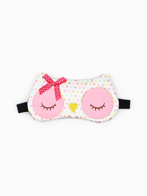 Маска для сна «Сова», розовая