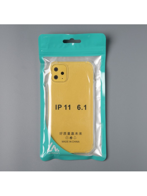 Чехол Luazon для iPhone 11, силиконовый, противоударный, прозрачный