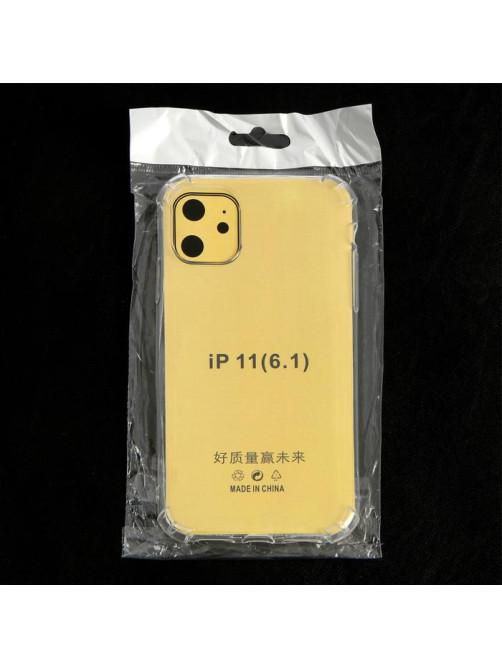 Чехол Luazon для iPhone 11, силиконовый, противоударный, прозрачный