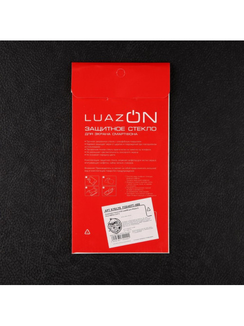 Защитное стекло 2.5D Luazon для iPhone 6 Plus/6S Plus (5.5