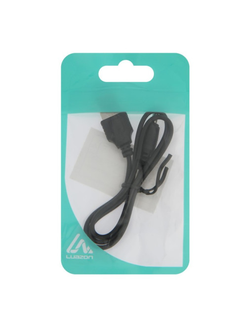 Кабель универсальный Luazon, разъём 3.5 - USB, 0.5 м, чёрный