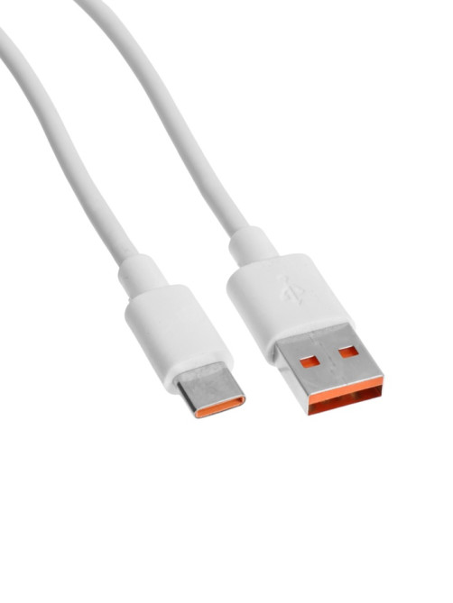 Кабель LuazON, Type-C - USB, 1 А, 3 м, белый