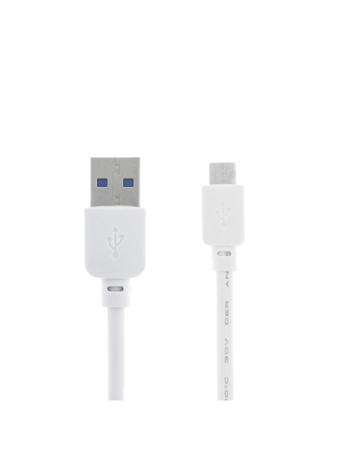 Кабель Luazon, microUSB - USB, 1 А, 1.5 м, утолщённый, белый