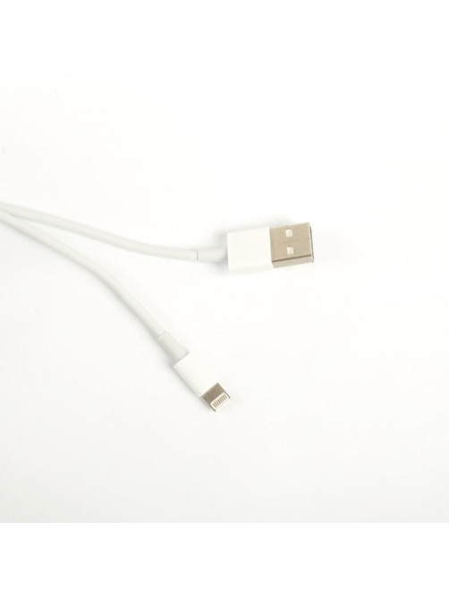 Кабель Luazon, Lightning - USB, 1 А, 0.9 м, белый