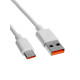 Кабель LuazON, Type-C - USB, 1 А, 2 м, белый
