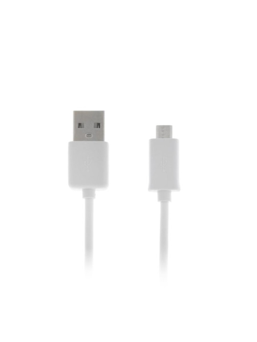 Кабель Luazon, microUSB - USB, 1 А, 1 м, белый