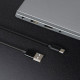 Кабель Windigo, Type-C - USB, 2 А, зарядка + передача данных, TPE оплетка, 1 м, чёрный