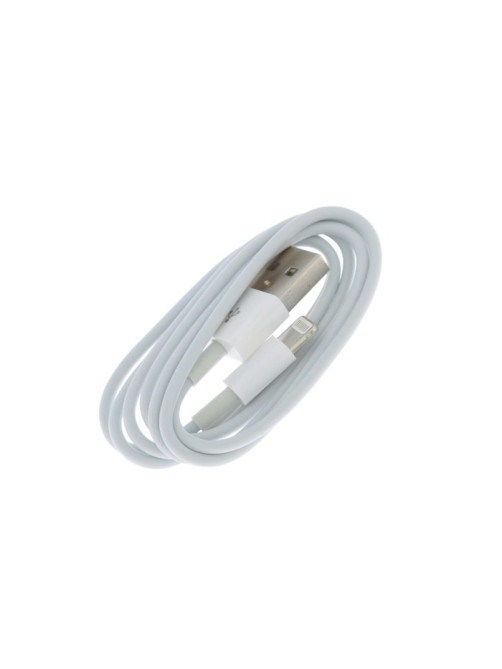 Кабель Luazon, Lightning - USB, 1 А, 0.9 м, белый
