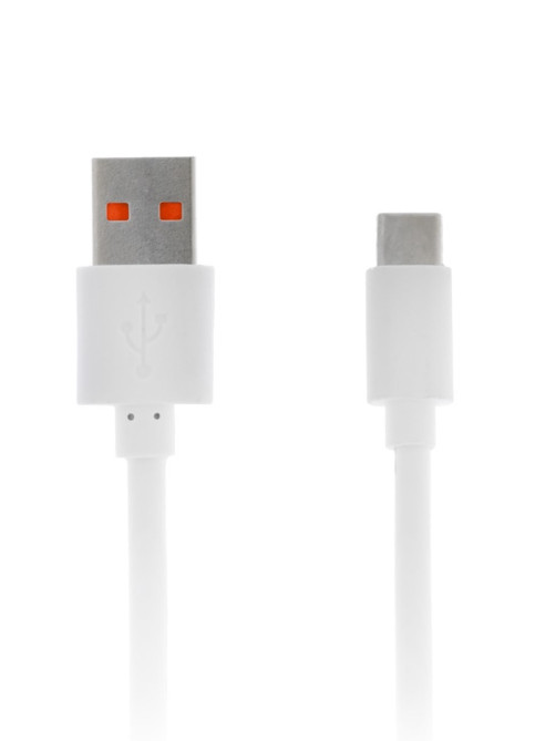 Кабель Luazon, Type-C - USB, 1 А, 1 м, белый