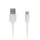 Кабель Luazon, Type-C - USB, 1 А, 1 м, белый