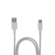 Кабель LuazON, Type-C - USB, 1 А, 3 м, белый