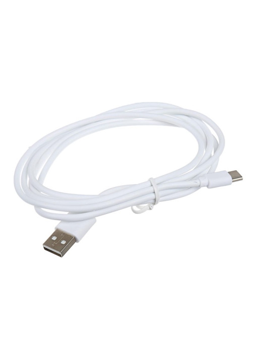 Кабель LuazON, Type-C - USB, 1 А, 1.5 м, белый
