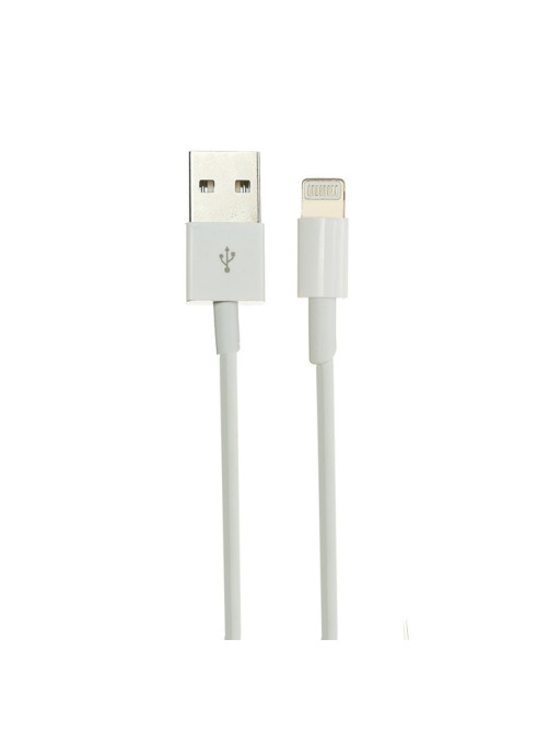 Кабель Luazon, Lightning - USB, 1 А, 0.9 м, белый