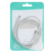 Кабель Luazon, microUSB - USB, 1 А, 1.5 м, утолщённый, белый