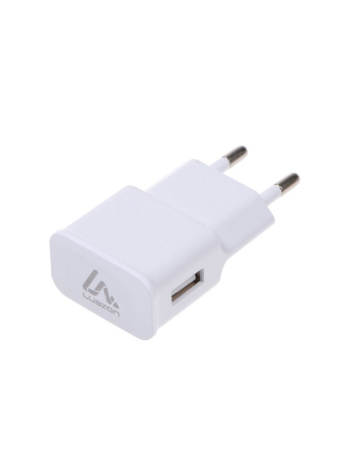 Сетевое зарядное устройство Luazon GQ-15, 1 USB, 1 A, белое