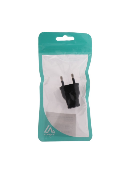 Сетевое зарядное устройство Luazon LPA-18, USB, 1 А, чёрное