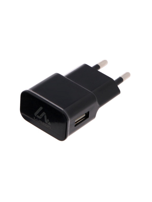 Сетевое зарядное устройство Luazon GQ-15, 1 USB, 1 А, чёрное