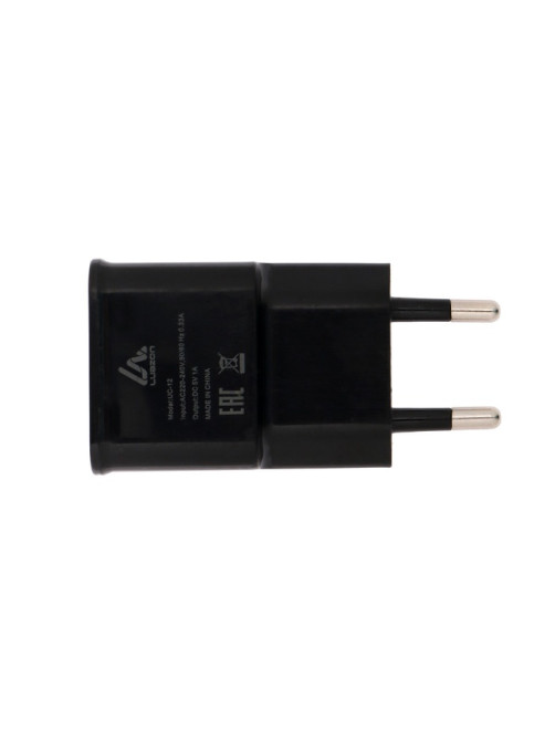 Сетевое зарядное устройство Luazon GQ-15, 1 USB, 1 А, чёрное