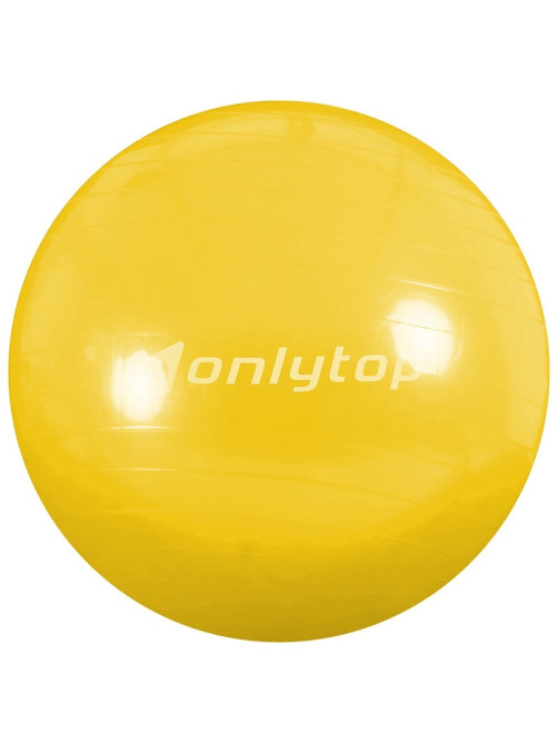 Фитбол ONLYTOP, d=65 см, 900 г, антивзрыв, МИКС