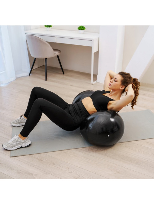 Фитбол «Гантель» ONLYTOP, 75×38×38 см, 900 г, МИКС