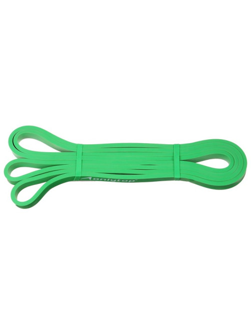 Эспандер ленточный многофункциональный ONLYTOP, 208×1.3×0.5 см, 2-15 кг, зелёный