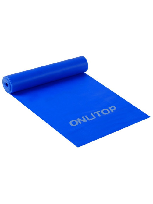 Эспандер ленточный для фитнеса ONLYTOP, 150×15×0.04 см, 10 кг, МИКС
