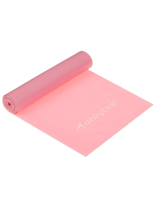 Эспандер ленточный для фитнеса ONLYTOP, 150×15×0.04 см, 10 кг, МИКС