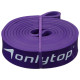 Эспандер ленточный многофункциональный ONLYTOP, 208×3.2×0.5 см, 15-40 кг, фиолетовая