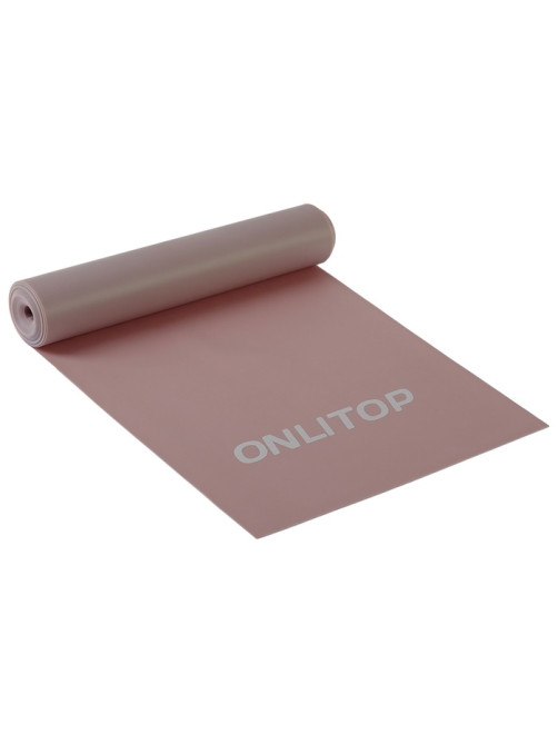 Эспандер ленточный для фитнеса ONLYTOP, 150×15×0.04 см, 10 кг, МИКС