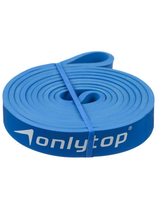 Эспандер ленточный многофункциональный ONLYTOP, 208×2.2×0.5 см, 5-22 кг, синий