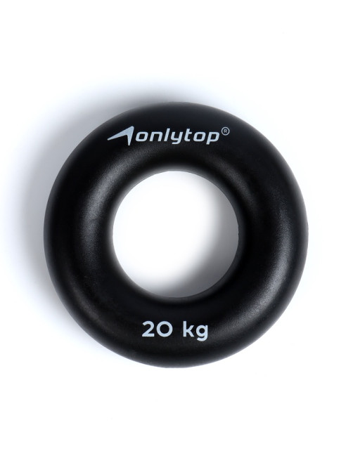 Эспандер кистевой ONLYTOP, 20 кг, чёрный