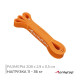 Эспандер ленточный многофункциональный ONLYTOP, 208×2.9×0.5 см, 11-36 кг, оранжевый