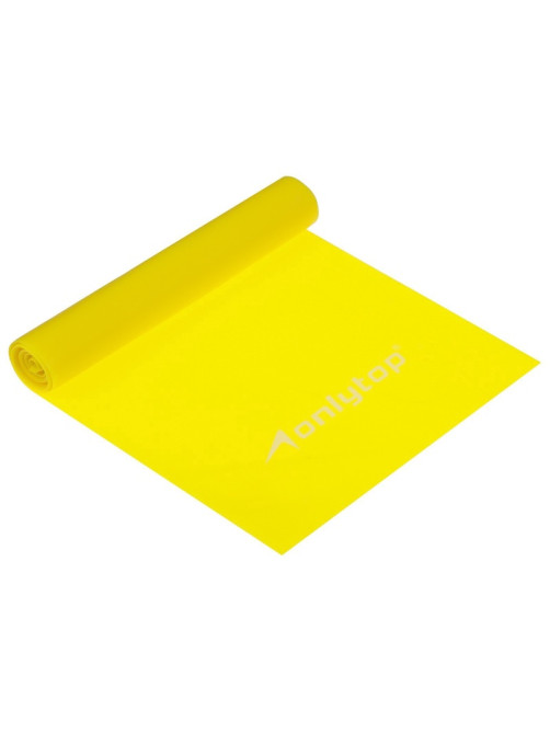 Эспандер ленточный для фитнеса ONLYTOP, 150×15×0.04 см, 10 кг, МИКС