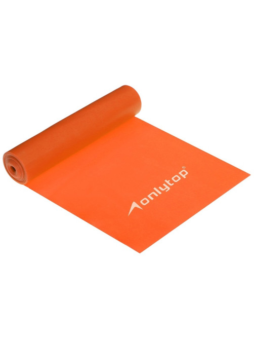 Эспандер ленточный для фитнеса ONLYTOP, 150×15×0.05 см, 20 кг, МИКС
