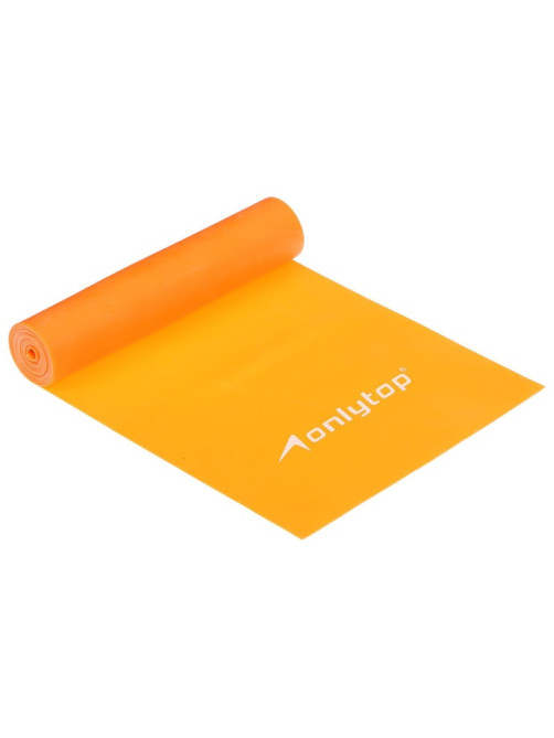 Эспандер ленточный для фитнеса ONLYTOP, 150×15×0.04 см, 10 кг, МИКС