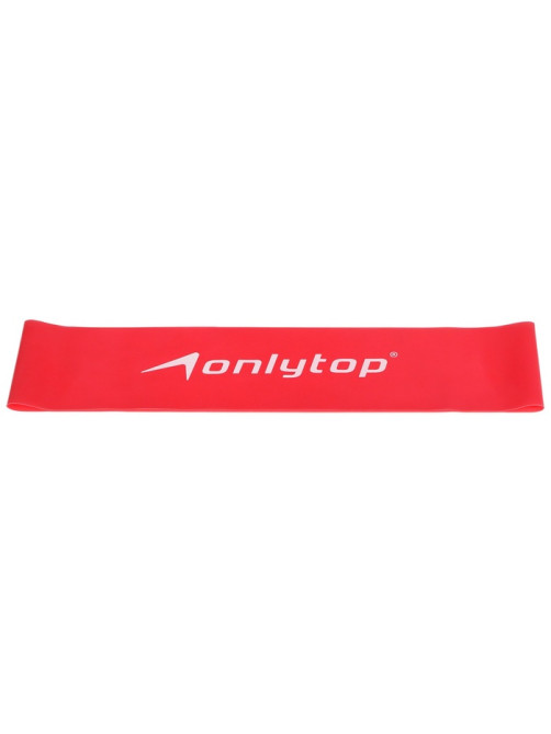 Фитнес-резинка ONLYTOP, 30.5×7.6×0.05 см, нагрузка 4 кг, цвет фуксия