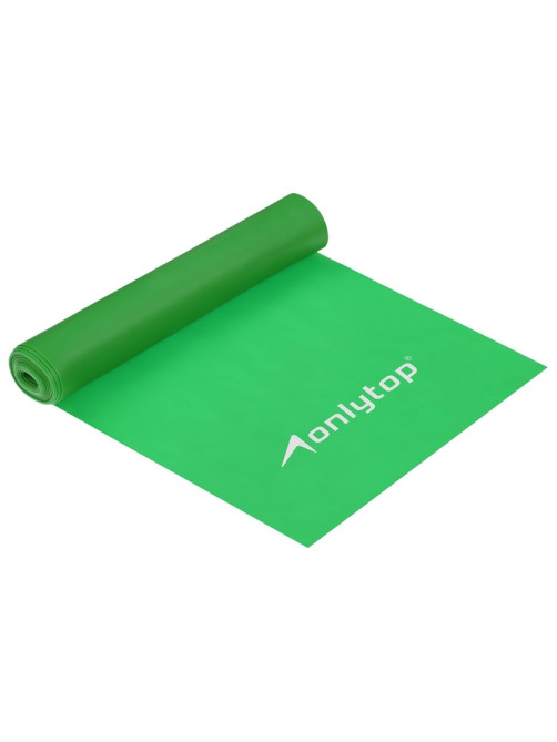 Эспандер ленточный для фитнеса ONLYTOP, 150×15×0.035 см, 5 кг, в тубе, МИКС
