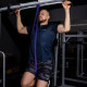 Эспандер ленточный многофункциональный ONLYTOP, 208×3.2×0.5 см, 15-40 кг, фиолетовая