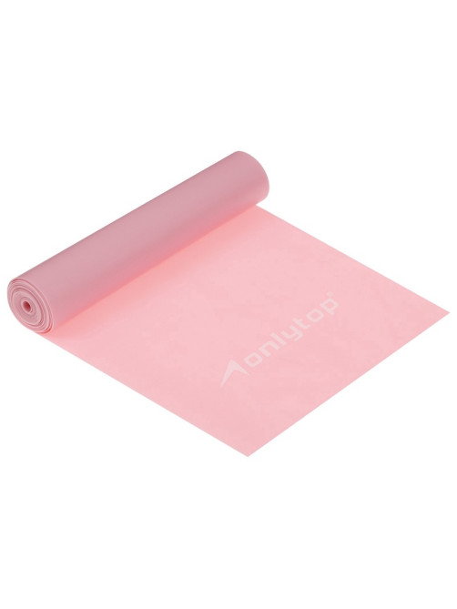 Эспандер ленточный для фитнеса ONLYTOP, 150×15×0.05 см, 20 кг, МИКС
